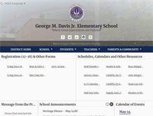 Tablet Screenshot of davis.nred.org